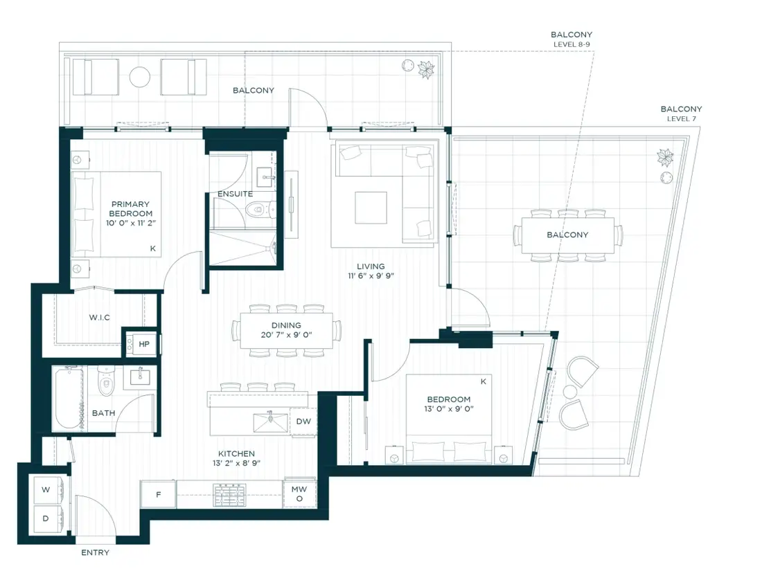 Clean marketing floorplan after Twinlines production