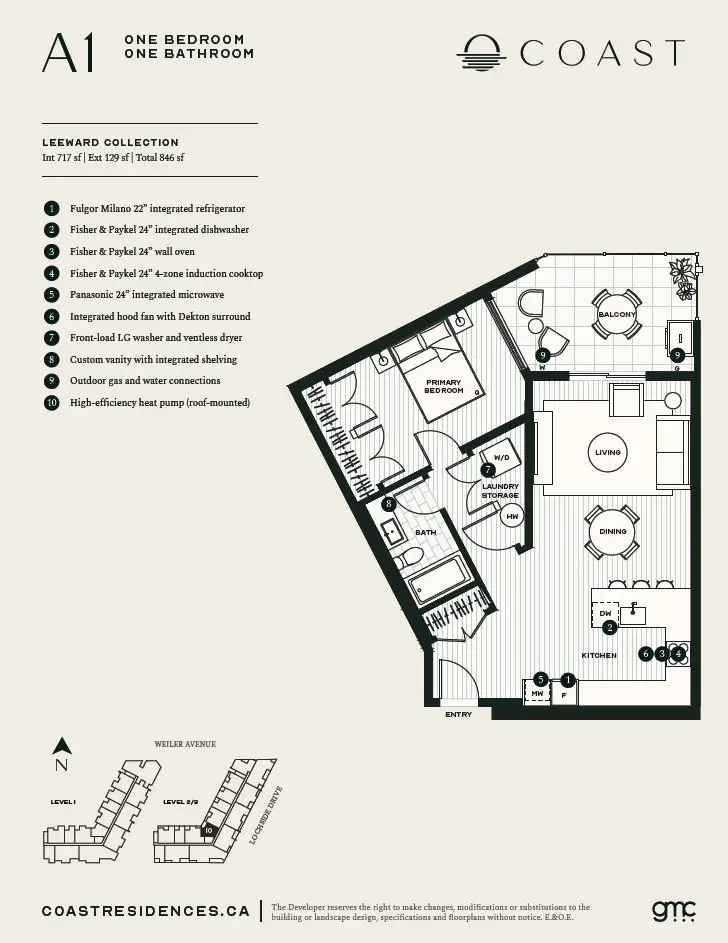 Marketing insert, Coast plan A1