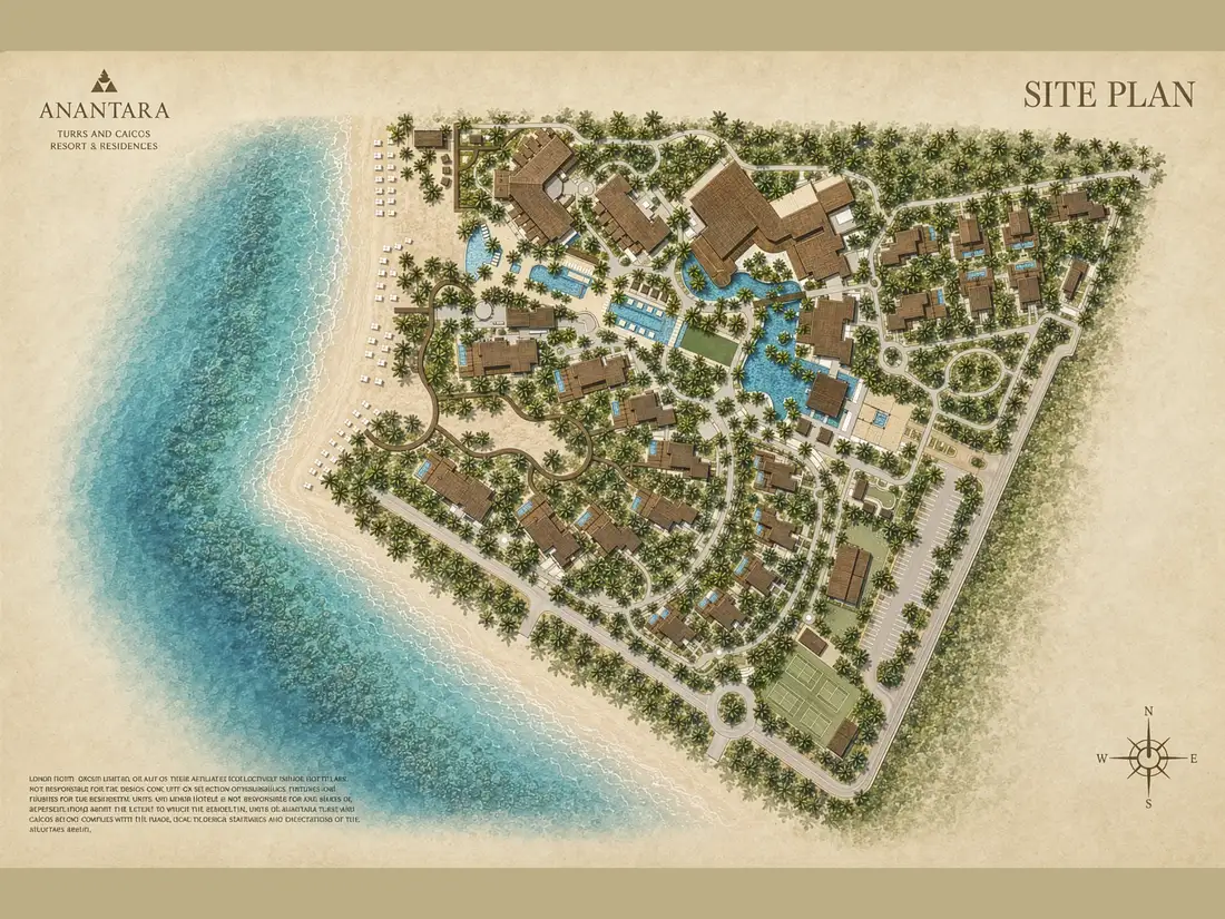 Anantara resort siteplan